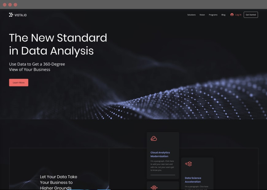 Example 6 of most popular website design in desktop and mobile.