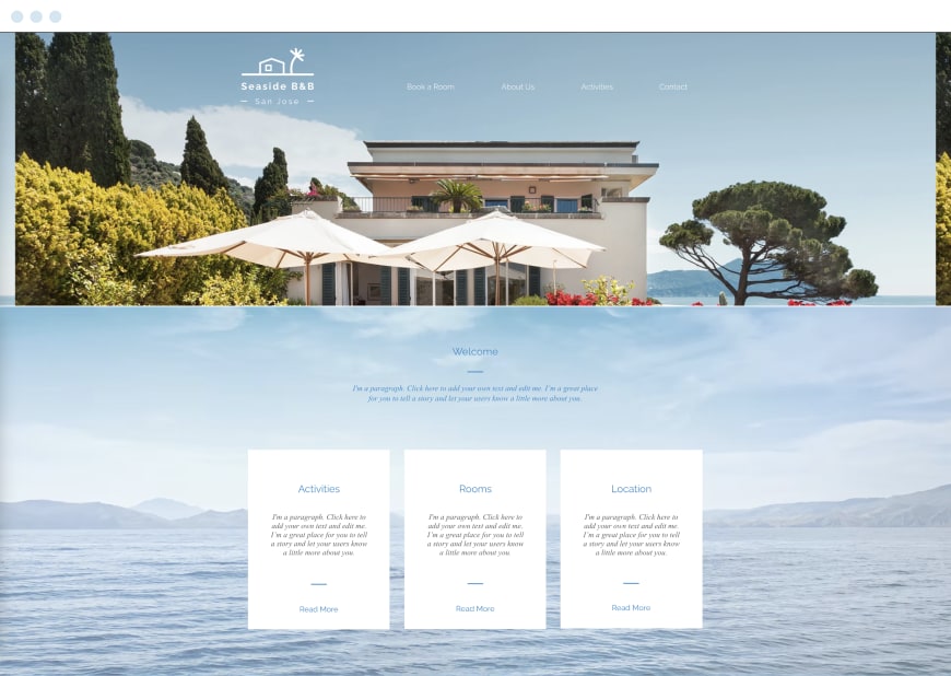 Example 8 of most popular website design in desktop and mobile.